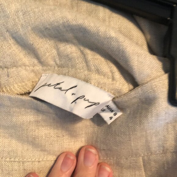 Petal & Pup Cream Wide Leg Jumpsuit - Picture 5 of 8